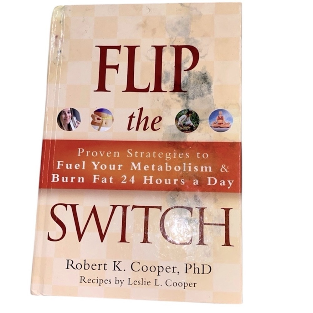 Flip the Switch hardback hearth book water damaged